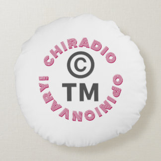 CHIRadio LLC glass hat Rund Kudde
