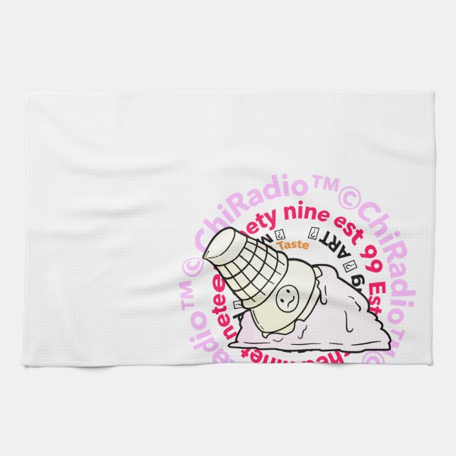 ChiRadio LLC Glass väggkonst Kökshandduk (Horisontell)