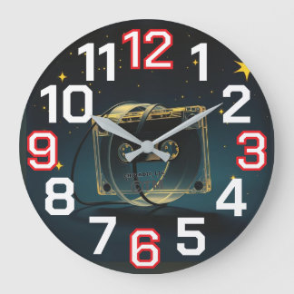 ChiRadioLLC™ Clock designed by www.djelove.com Stor Klocka