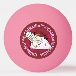 ChiRadioLLC ™ Glass Pingisboll