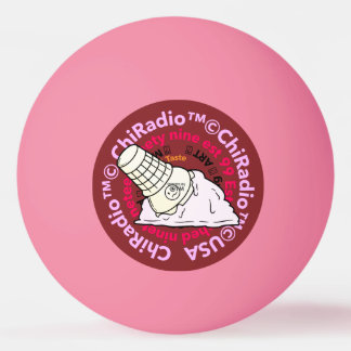 ChiRadioLLC ™ Glass Pingisboll