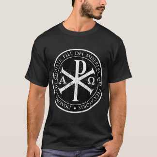 Chirho Chi Rho Christogram Jesus Iesu Christe T Shirt