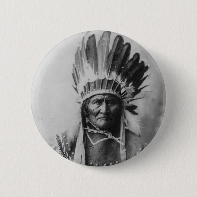 Chiricahua Apache Geronimo Goyathlay Goyahkla Knapp (Framsida)
