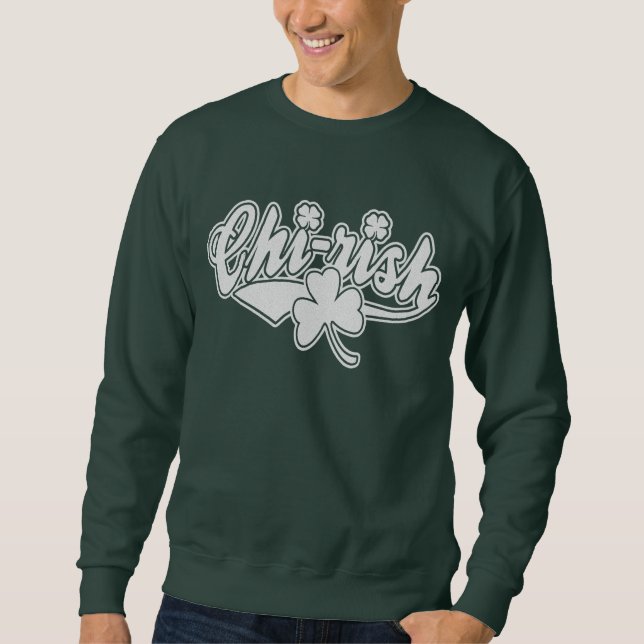 Chirish Shamrock Långärmad Tröja (Framsida)