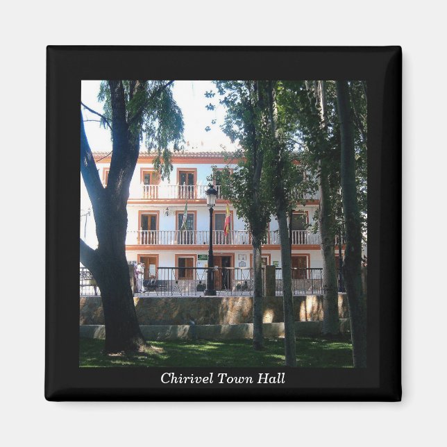 Chirivel Town Hall magnet, Almeria, Spanien Magnet (Framsidan)