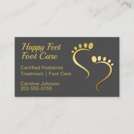 Chiropodist Podiatrist Pedicure Foot Care Visitkort