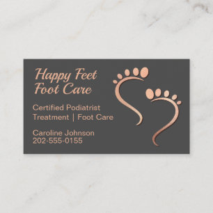 Chiropodist Reflexolog Pedicure Footprint Ro Visitkort
