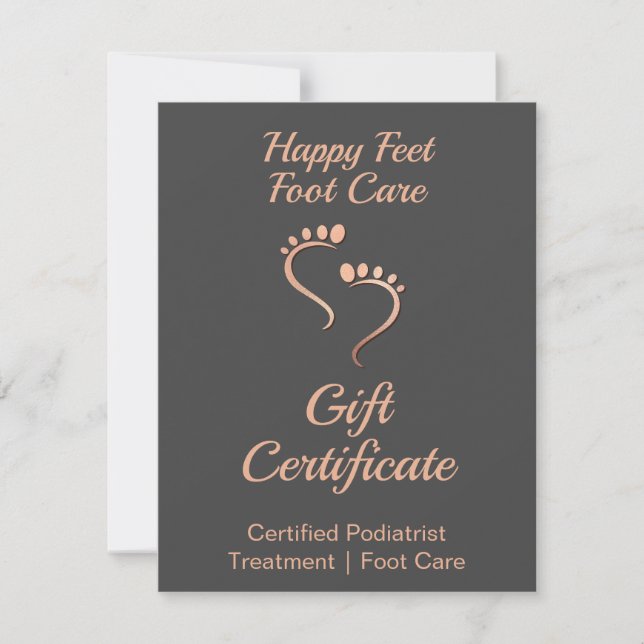 Chiropodist Reflexolog Ro Gift Card Anteckningskort (Framsida)