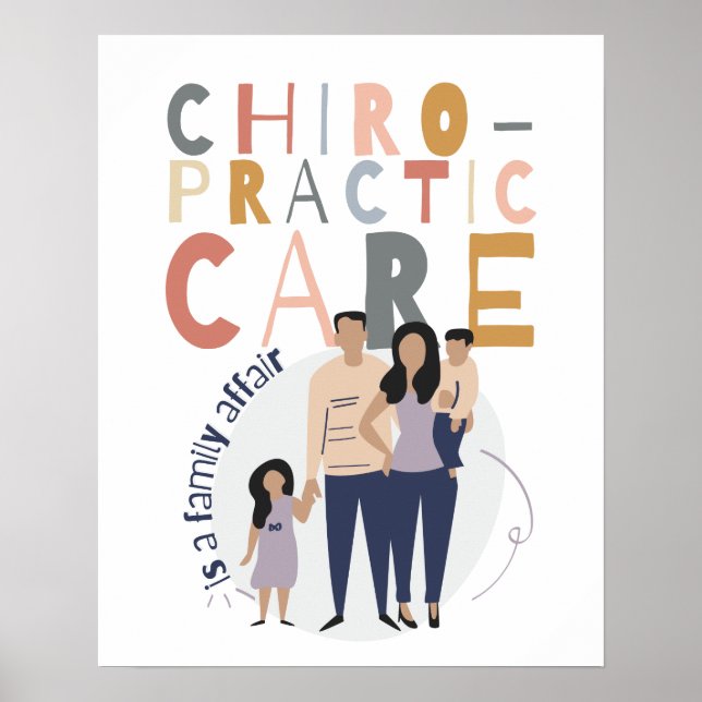 Chiropractic Care is a Family Affair, Chiropractic Poster (Framsidan)