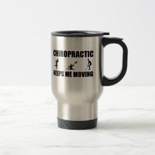 Chiropractic håller mig flyttan (manar) resemugg