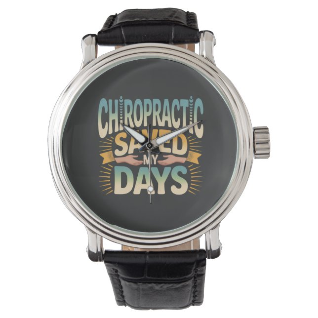 Chiropractic Healing and Back Pain Relief Armbandsur (Framsida)