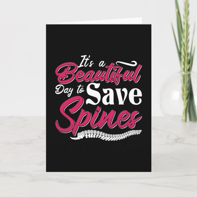 Chiropractic It's A Beautiful Day Chiropractor Kort (Framsida)