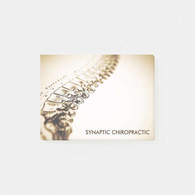 Chiropractic noterar post-it block (Framsida)