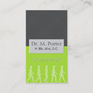 Chiropractic- och läkarundersökningvisitkort - visitkort