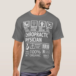 Chiropractic Physician Multitasking Job Gift Item T Shirt