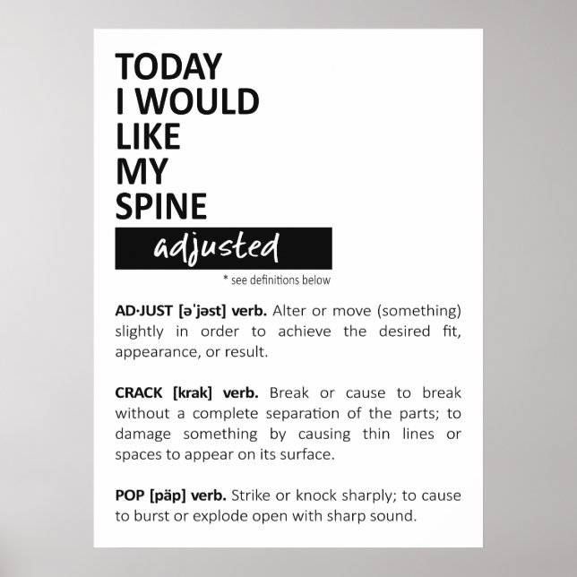 Chiropractic Poster, Chiropractic Art, Chiro  Poster (Framsidan)