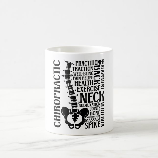Chiropractic Spine Therapist Chiro Chiropractor Kaffemugg (Center)