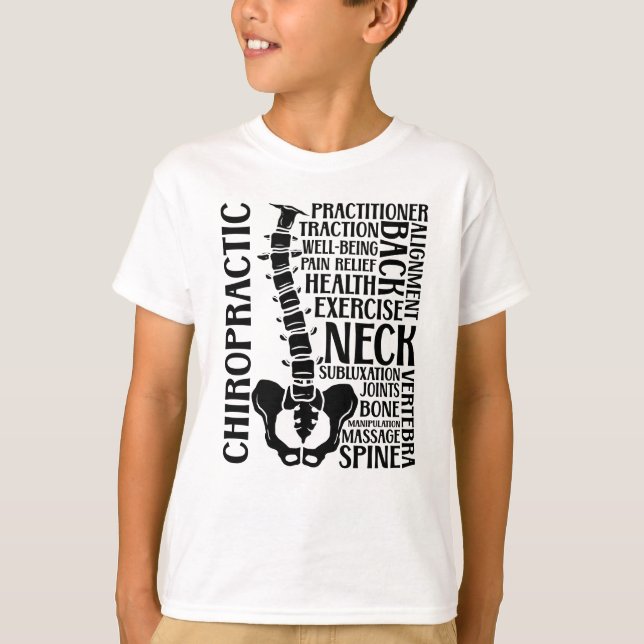 Chiropractic Spine Therapist Chiro Chiropractor T Shirt (Framsida)