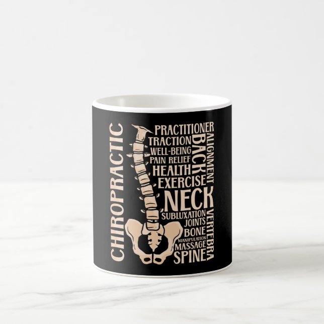 Chiropractic Spine Therapist Chiropractor Chiro Kaffemugg (Center)