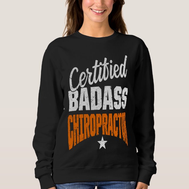 Chiropractic Spine Treatment Certified Spinal Chir T Shirt (Framsida)