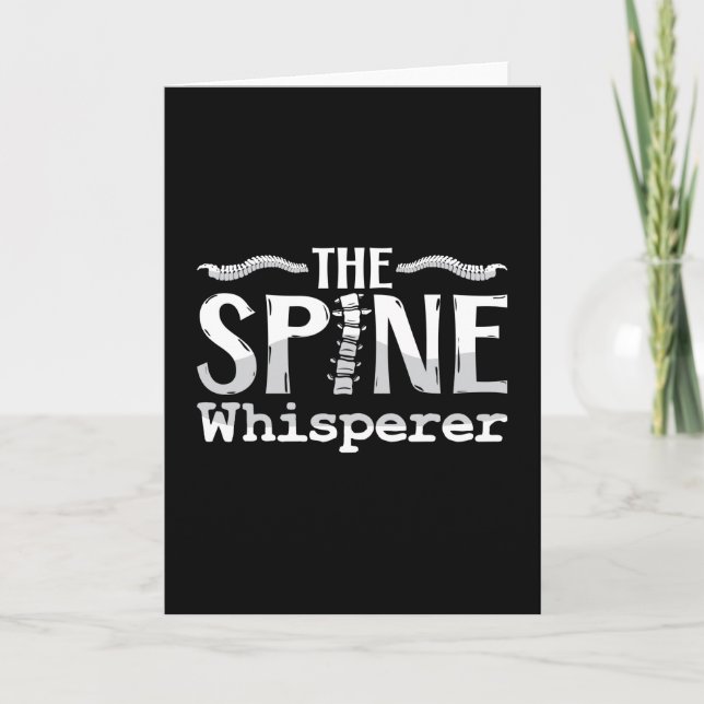 Chiropractic The Spine Whisperer Chiropractor Kort (Framsida)