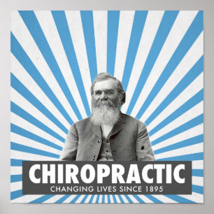 Chiropracticaffisch - D.D. Palmer Poster