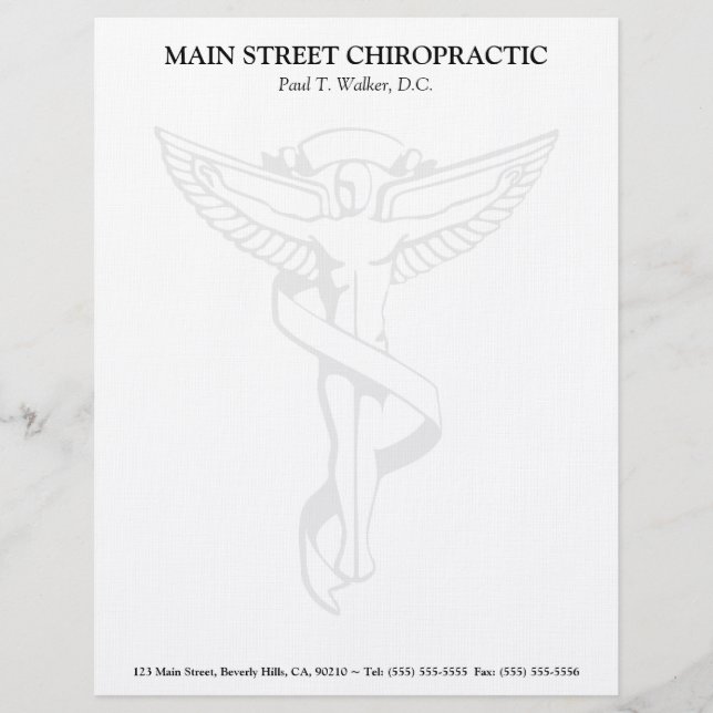 ChiropracticEmblembrevhuvud Brevhuvud (Framsida)