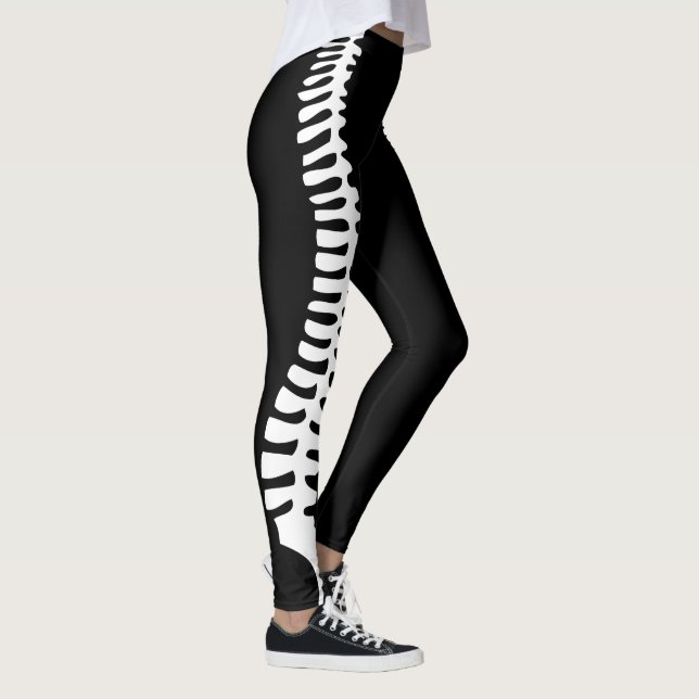 Chiropracticinbindningsdamasker med anpassadenamn leggings (Höger)