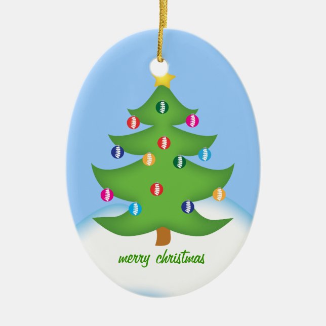 Chiropracticjulgranprydnad Julgransprydnad Keramik (Framsidan)