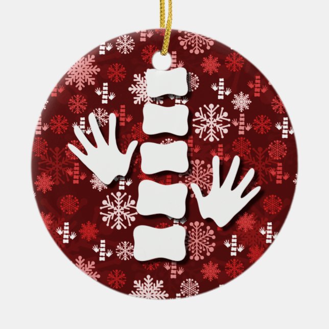 Chiropracticjulprydnad Julgransprydnad Keramik (Framsidan)