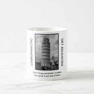 Chiropractickaffemugg - luta torn av Pisa Kaffemugg