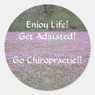 Chiropracticklistermärkear Runt Klistermärke