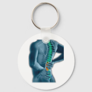 Chiropracticnyckelring Nyckelring