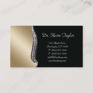 Chiropractor Affärskort Chiropraktic Spine Visitkort
