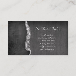 Chiropractor Affärskort Chiropraktic Spine Visitkort
