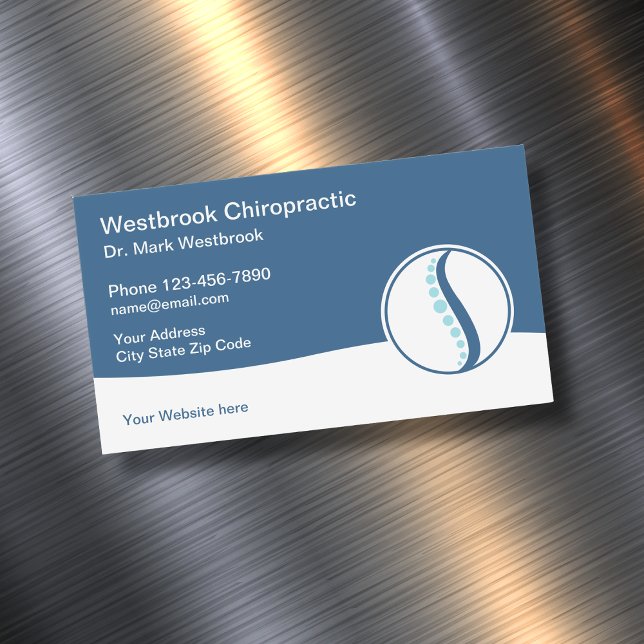 Chiropractor Affärskort Magnet (Skapare uppladdad)