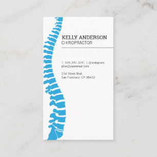 Chiropractor Alternativ medicin Ryggsladd Visitkort