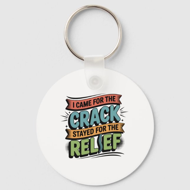 Chiropractor Back Relief Funny Gift Nyckelring (Framsida)