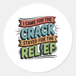 Chiropractor Back Relief Funny Gift Runt Klistermärke
