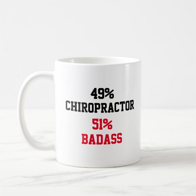 Chiropractor Badass Kaffemugg (Vänster)