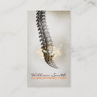 Chiropractor Business Card Visitkort