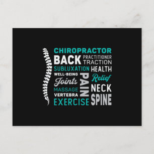 Chiropractor Chiro Medicine Chiropraktic Vykort