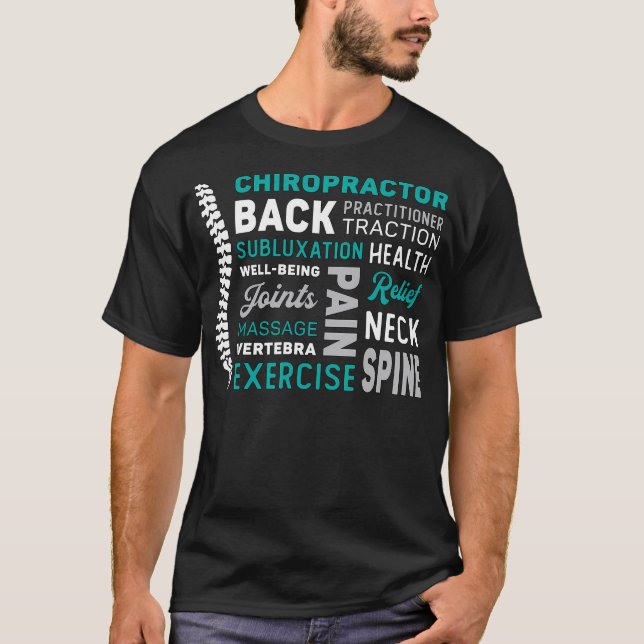 Chiropractor Chiro Medicine T Shirt (Framsida)