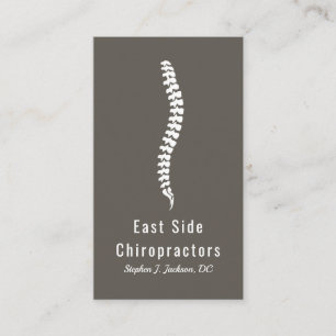 Chiropractor Chiropraktic Health Affärskort Visitkort