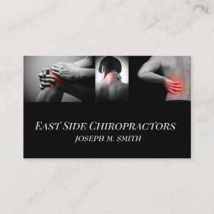 Chiropractor Chiropraktic Health Affärskort Visitkort
