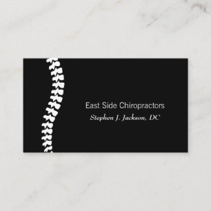 Chiropractor Chiropraktic Health Affärskort Visitkort