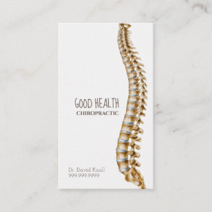 Chiropractor Chiropraktic Health Hälsa Clinic Visitkort
