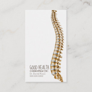 Chiropractor Chiropraktic Health Hälsa Clinic Visitkort