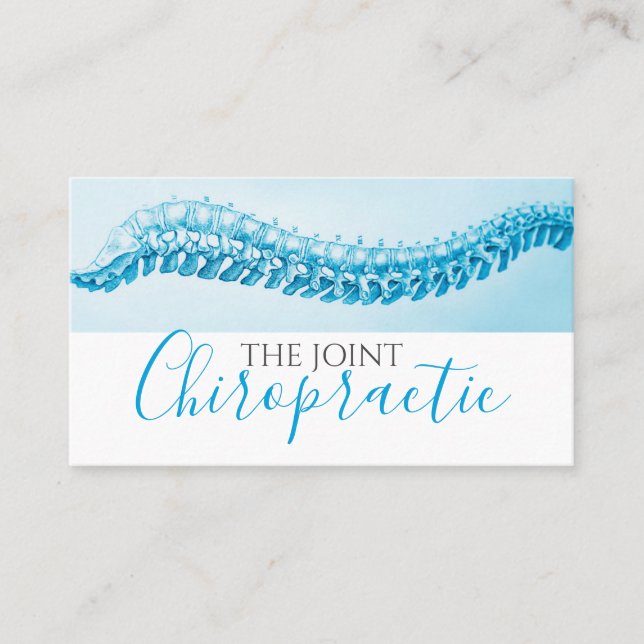 Chiropractor Chiropraktic Health Visitkort (Framsida)