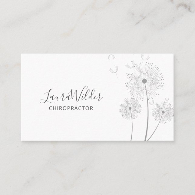 Chiropractor Chiropraktic Visitkort (Framsida)